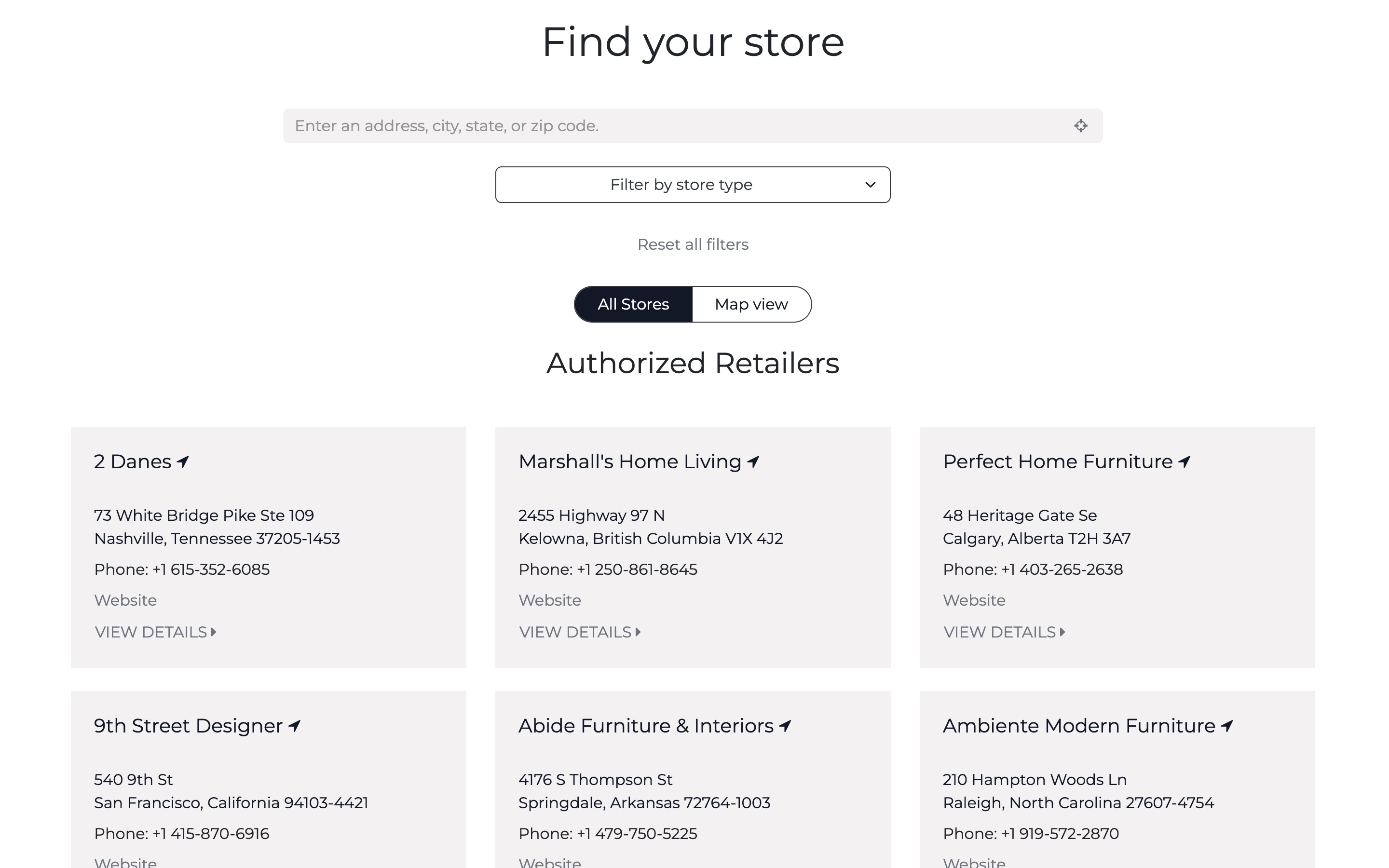 Locator preview
